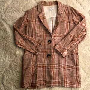 Oversized JJILL linens blazer